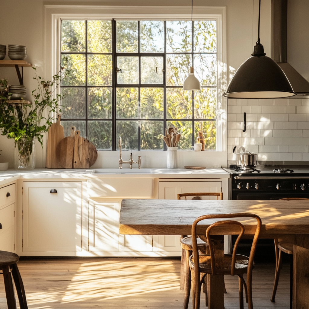 Cozy Kitchen with Soft Hues